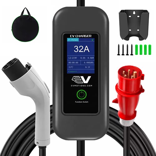 2-EVMOTIONS Delta Wi-Fi EVSE Type2 (3x16A) Elektroauto Ladekabel