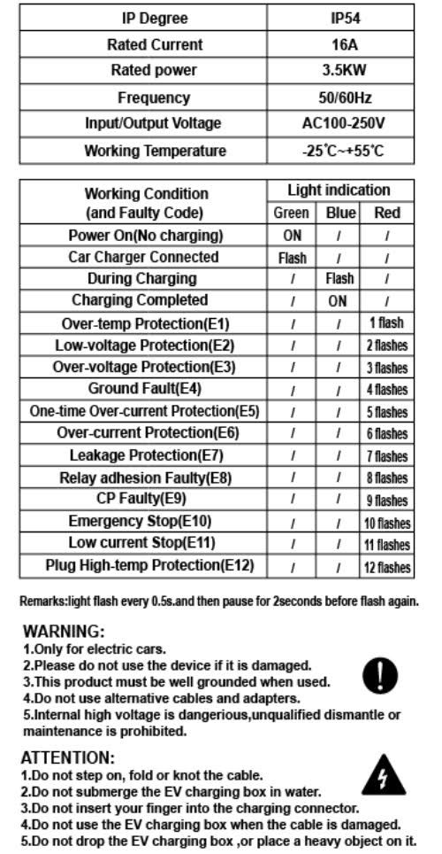 3-EVMOTIONS Delta Wi-Fi EVSE Type2 (3x16A) Elektroauto Ladekabel