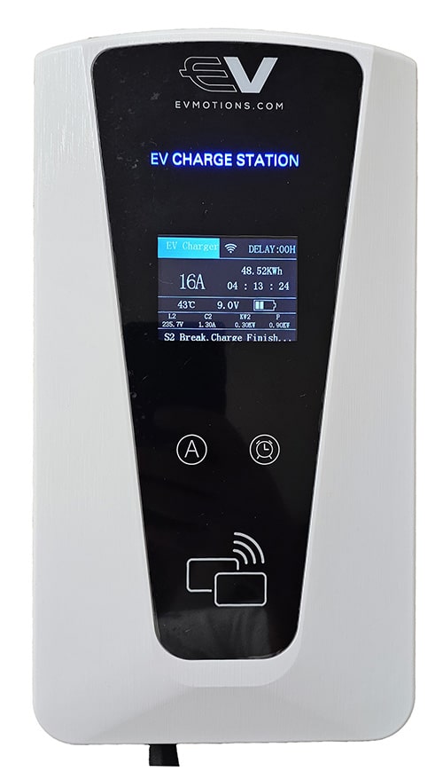 1-EVMOTIONS Delta Smart Wallbox Type2 22kw Wi-Fi Elektroauto Ladekabel