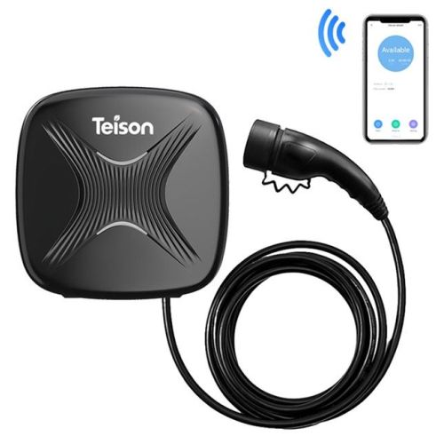 1-TEISON Smart Wallbox Type2 7.4kw Wi-Fi Elektroauto Ladekabel